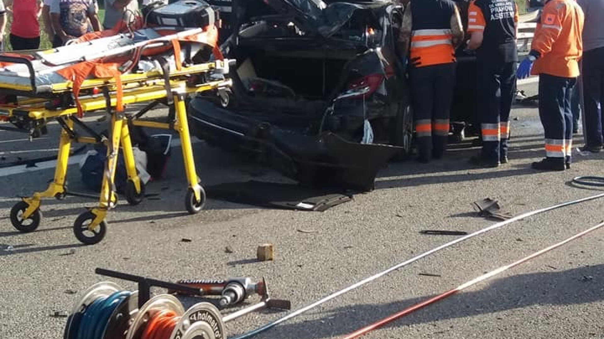 Accident pe A1, Bucuresti - Pitesti