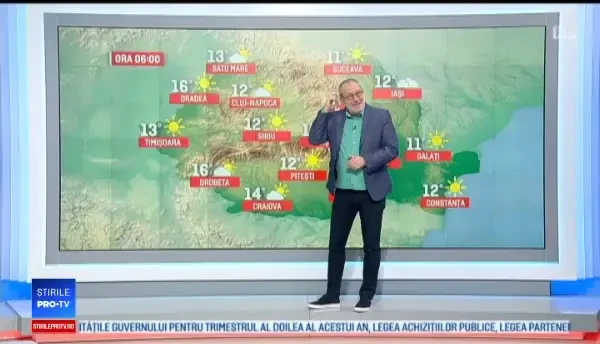 Vreme caldă și frumoasă în aproape toată țara. Apa mării rămâne în continuare rece