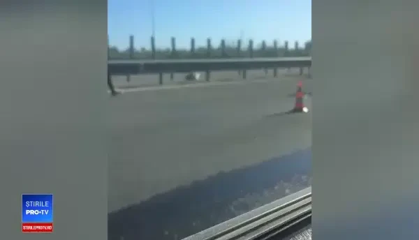 INFOTRAFIC. Trafic blocat pe A2, sensul de mers spre București, după un accident în lanț