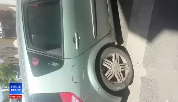 Tânăr luat intenționat pe capotă de un șofer, în Capitală, pentru că traversa prea încet. VIDEO