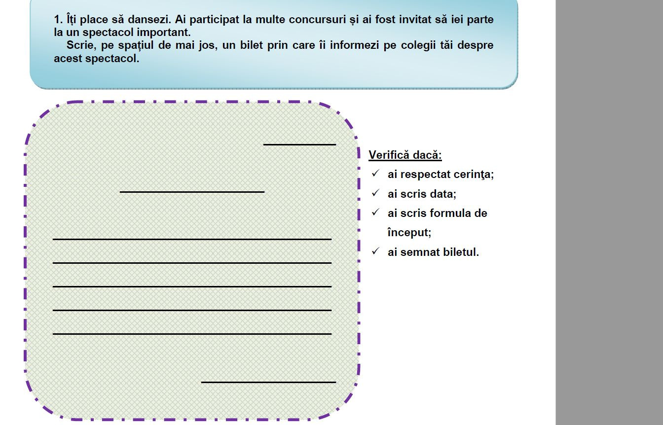 Evaluare Nationala clasa a doua romana