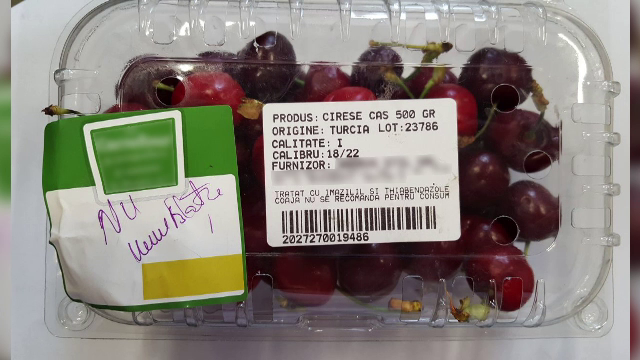 Mesajul ANPC în scandalul cireșelor a căror ”coajă nu se recomandă pentru consum”