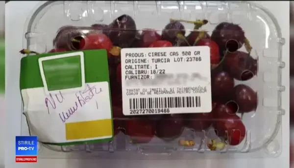 Mesajul ANPC în scandalul cireșelor a căror coajă nu se recomandă pentru consum