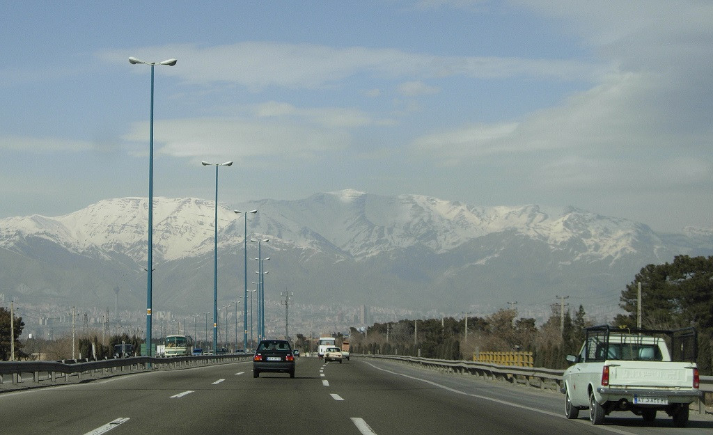 autostrada Iran langa Teheran