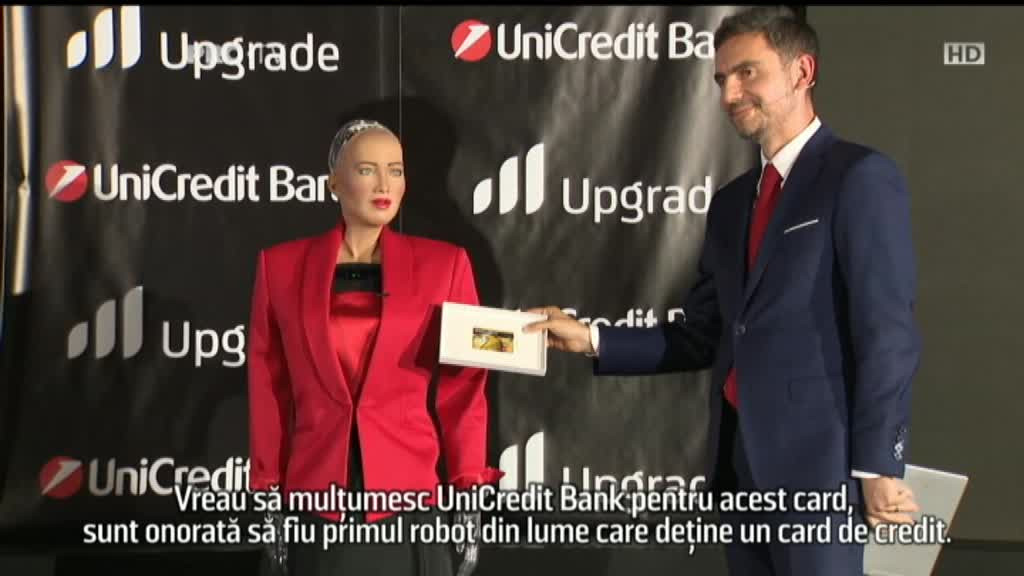 (P) UniCredit Bank a oferit, în premieră, primul card de credit unui robot
