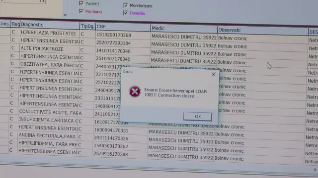 Sistemul electronic al CNAS, blocat de 10 zile. Medicii nu pot elibera rețete compensate și trimiteri