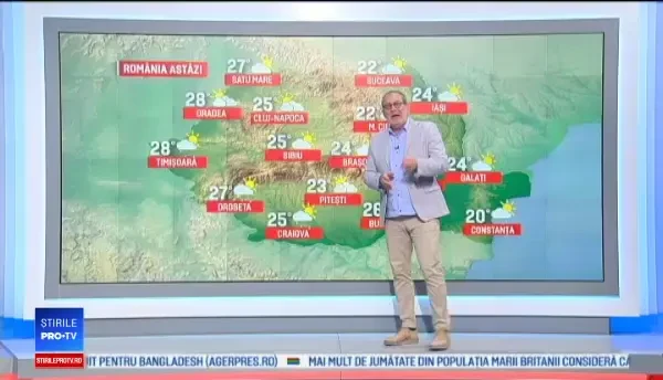 Vremea 11 mai. În weekend sunt aşteptate ploi în toată ţara