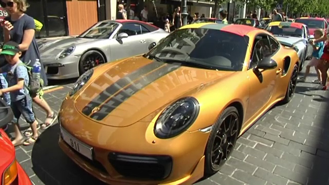 Porsche, lituania, parada,
