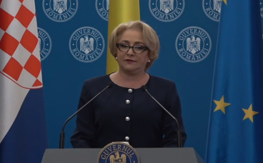 Dăncilă, după întâlnirea cu premierul croat: ”Viziunea noastră este una proeuropeană”