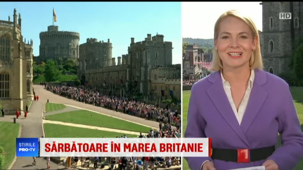 Corespondență Știrile ProTV de la nunta regală. Harry, după plimbarea cu caleașca: ”OK acum sunt pregătit să beau ceva”