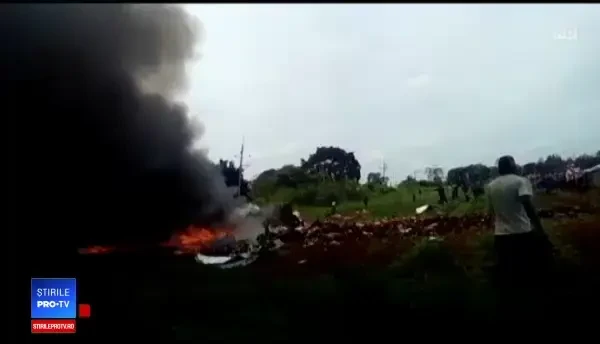 Imaginile filmate după prăbusirea avionului din Cuba. Aparatul de zbor avea 40 de ani
