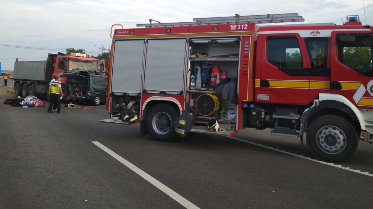 accident, ungaria, morti, microbuz,