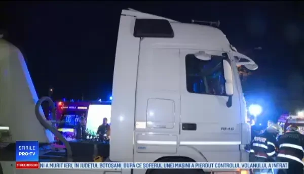 Două mașini, lovite de TIR pe Șoseaua de Centură a Capitalei: A intrat în noi, nu a oprit