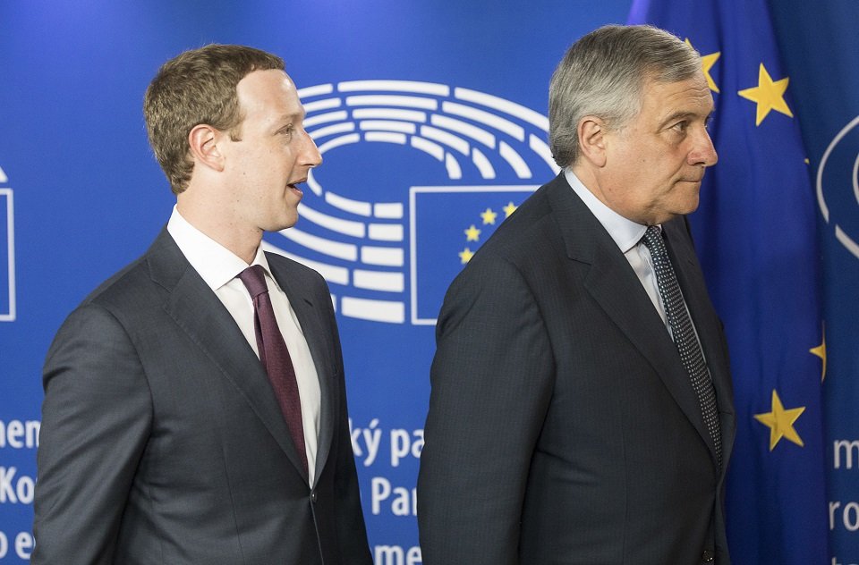 Mark Zuckerberg si Antonio Tajani