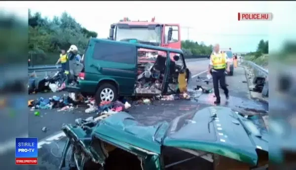 Toate cele 9 victime ale accidentului din Ungaria sunt cetățeni români. Lucrau în agricultură și se întorceau în țară