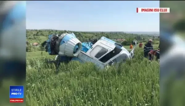 Salvatorul pilotului prăbușit cu elicopterul în Turda: I-am dat telefonul să vorbească la 112