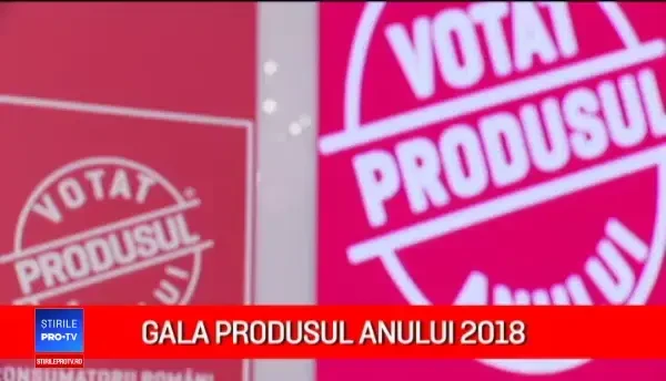 (P) Premiile Votat Produsul Anului 2018