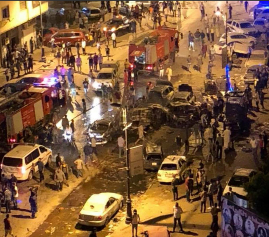 Atentat cu mașină capcană, în Libia. 7 persoane au murit, 20 au fost rănite