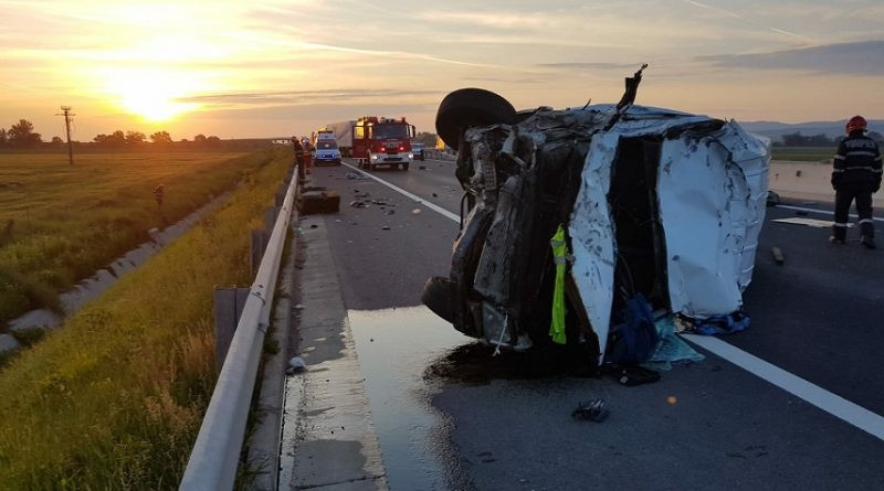Un şofer din Republica Moldova a murit într-un accident pe autostrada A1, între Sebeş-Deva