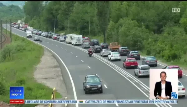 Șoferii de pe Valea Prahovei, plini de nervi: