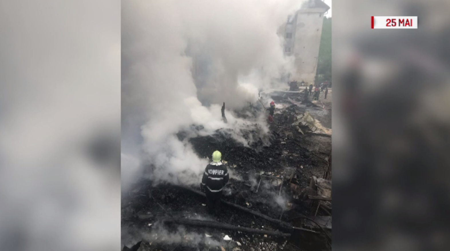 Incendiul care a mistuit mai multe magazii de lemne din Baia Mare, pus intenționat din răzbunare