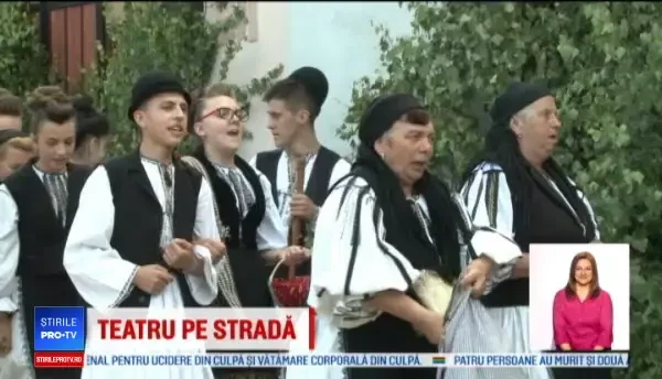 Piesă veche de 70 de ani, pusă în scenă în satul Rășinari, din județul Sibiu