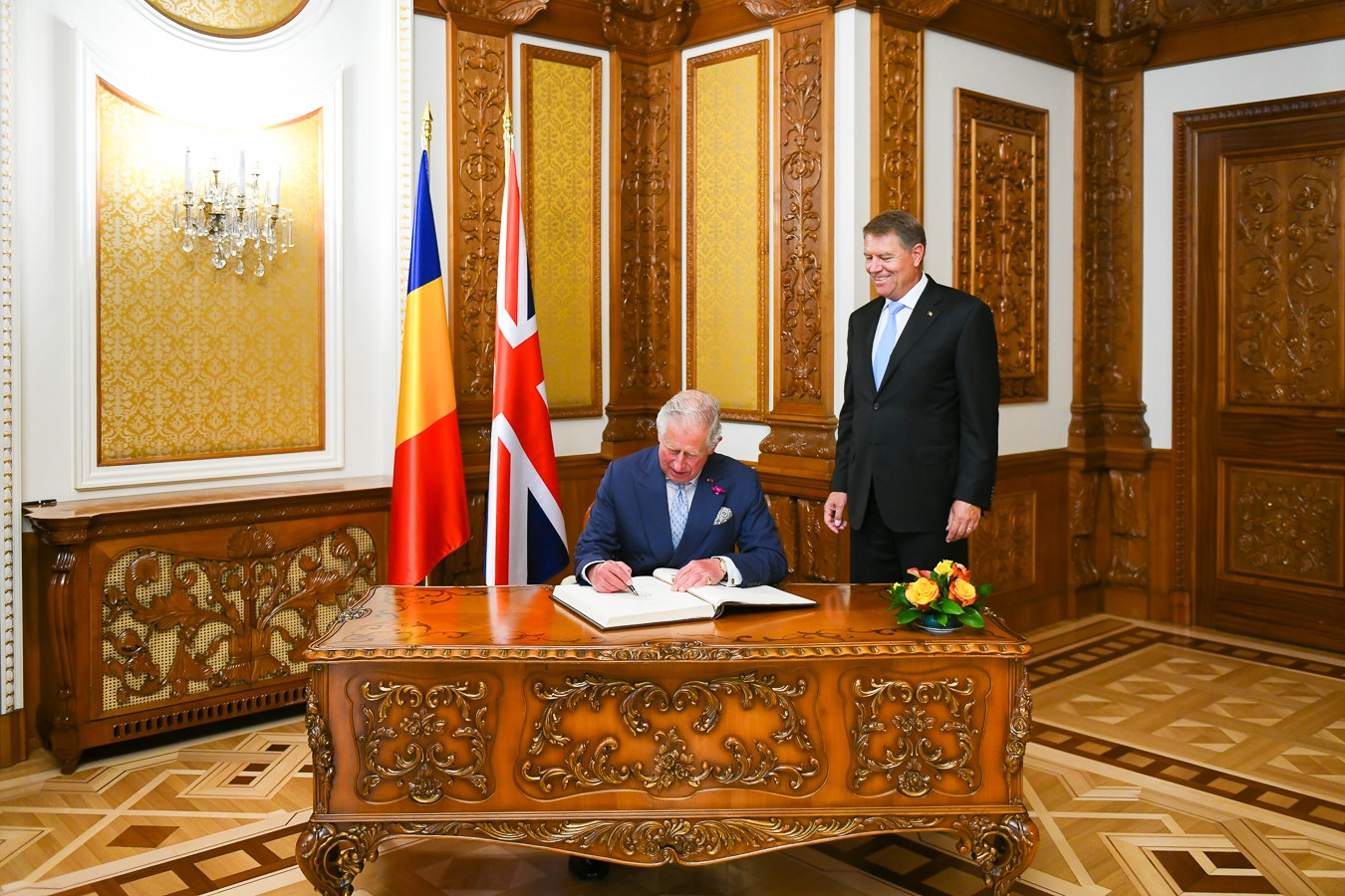 Klaus Iohannis si Printul Charles