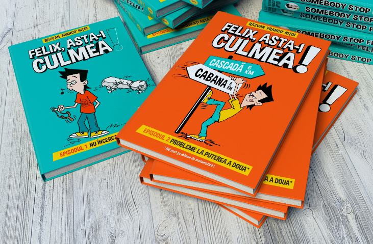 Bookfest 2018. De 1 iunie se lansează cel de-al doilea volum al cărții ”Felix, asta-i culmea!”