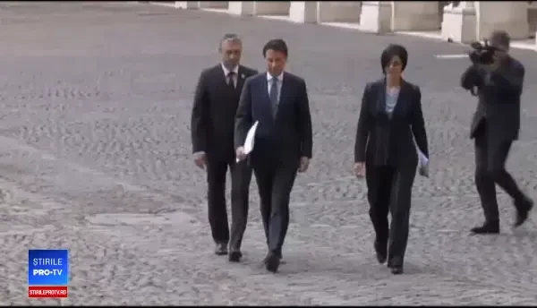 Noul premier italian, Giuseppe Conte, a depus jurământul, apoi a mers la pizzerie
