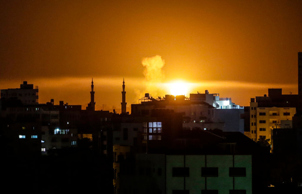Raid israelian asupra fâşiei Gaza. Mai multe obiective ale Hamas au fost distruse
