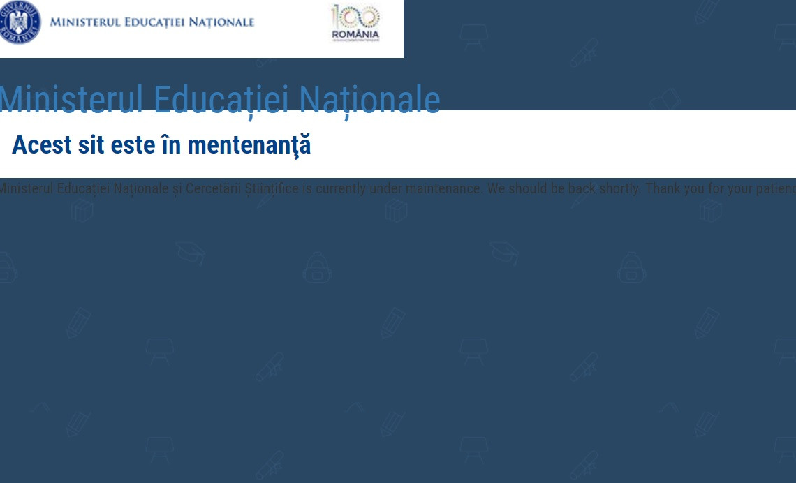 Site-ul Ministerului Educației, picat cu 3 săptămâni înainte de Bacalaureat