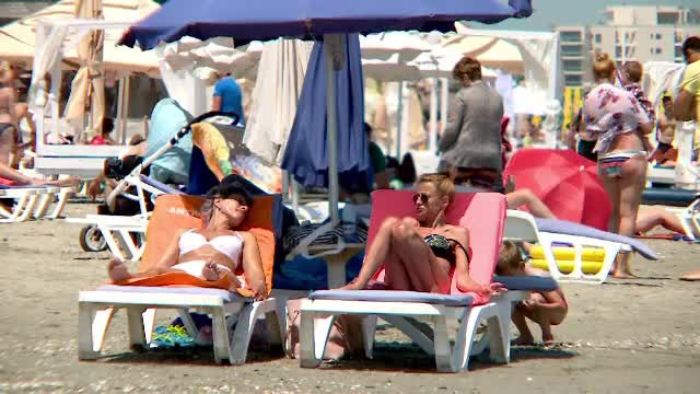Vreme perfectă pe litoral, în ultima zi de vacanță. Turiștii, foarte dornici să revină