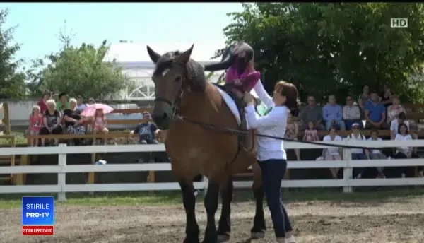 Terapia asistată de cal, în ajutorul copiilor cu depresii sau cu sindromul Down