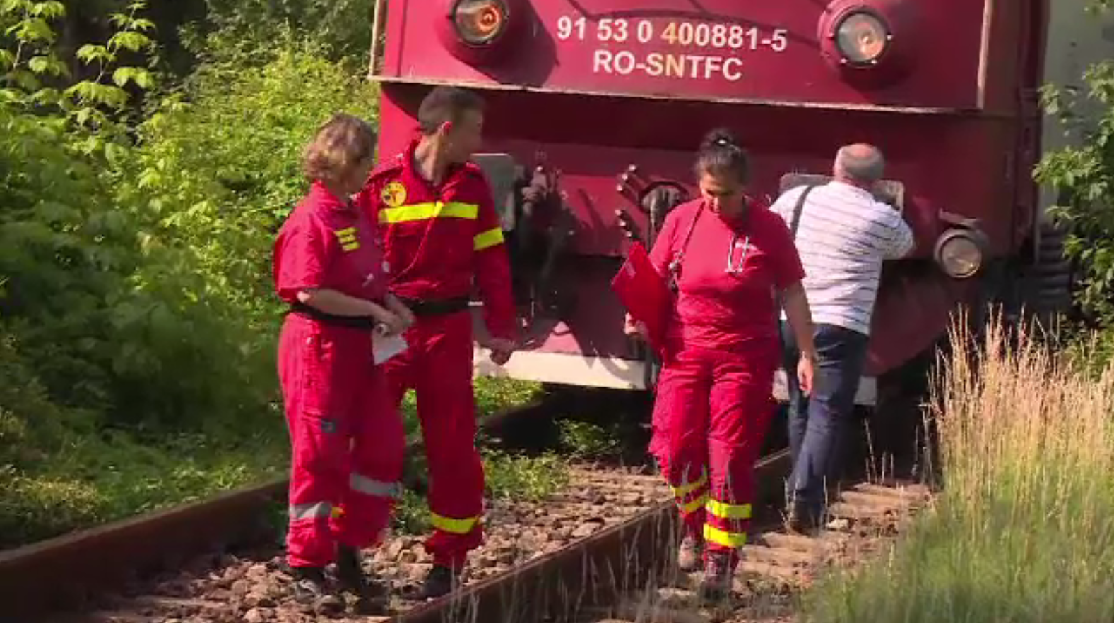 Polițiștii l-au identificat pe bărbatul decapitat de tren în Bistrița. Ce povestesc martorii
