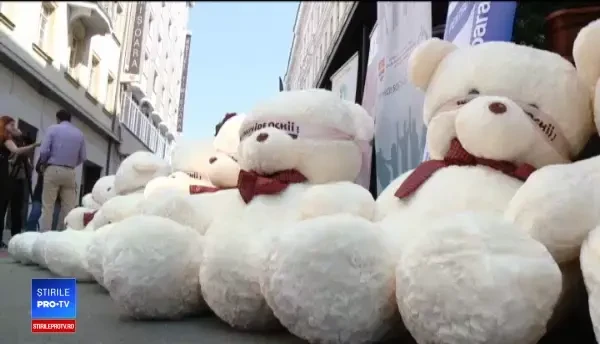 Campanie împotriva abuzurilor asupra minorilor, în Timiș. Câte un ursuleț de pluș pentru fiecare copil abuzat