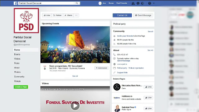 pregătiri miting PSD