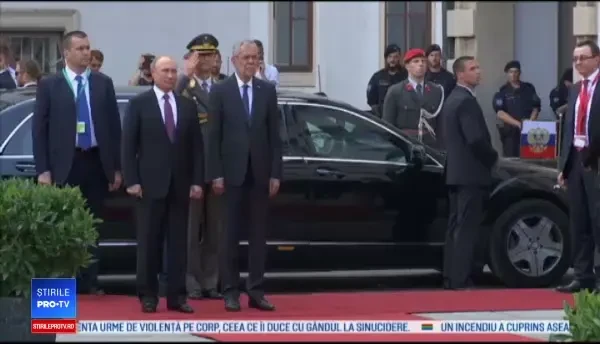 Putin, în Austria. Cancelarul Kurz i-a promis că îl va ajuta în relația cu UE