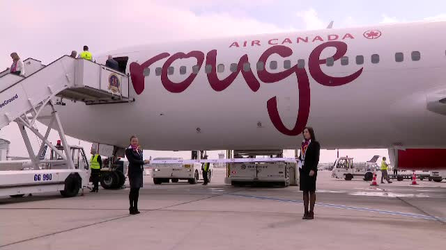 Air Canada Rouge a inaugurat primul zbor de la Montreal la Bucureşti