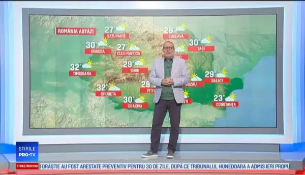 Vremea 8 iunie 2018. În week-end temperaturile cresc, dar revin şi ploile