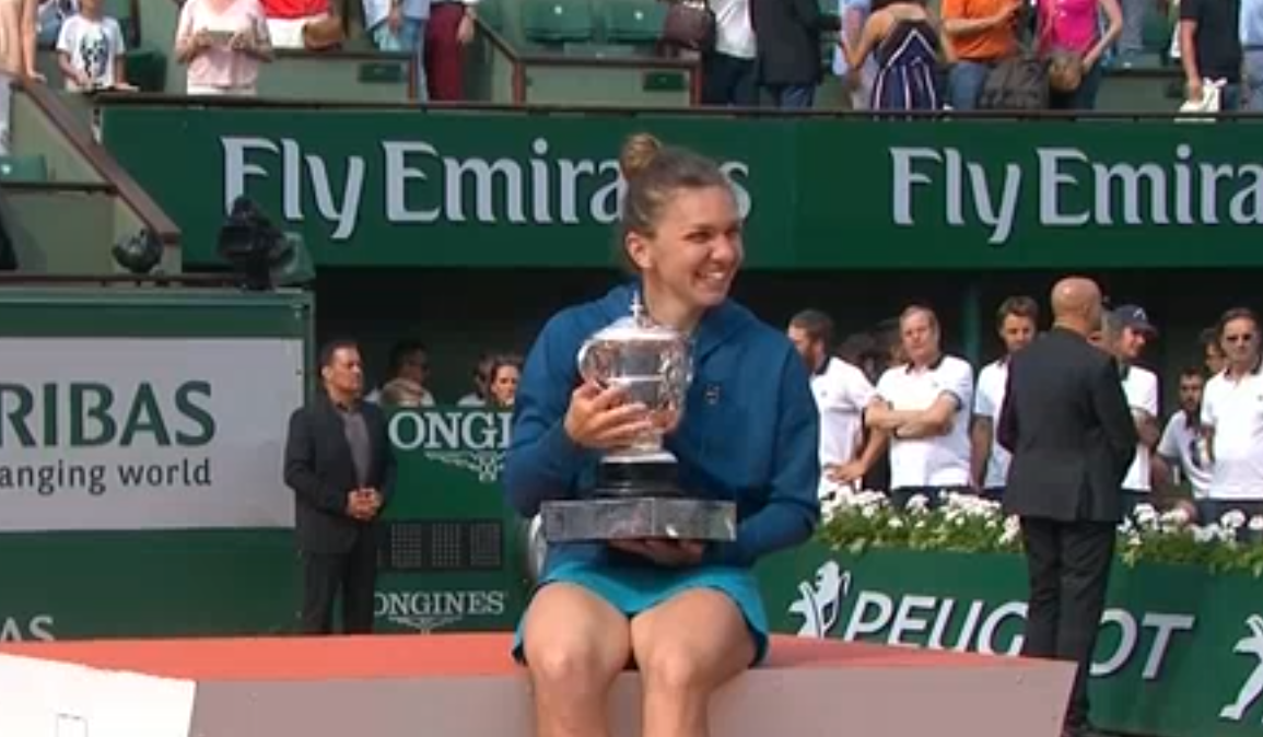 Simona Halep, după ce a câștigat finala de la Roland Garros: ”Am visat la acest moment de la 14 ani”