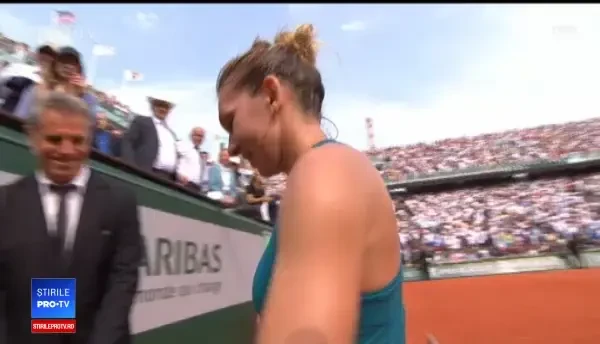 Primul gest pe care l-a făcut Simona Halep după ce a câștigat finala. A sărit în tribună