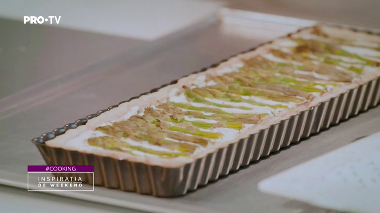 (P) Rețetă: Tarta cu ricotta si sparanghel