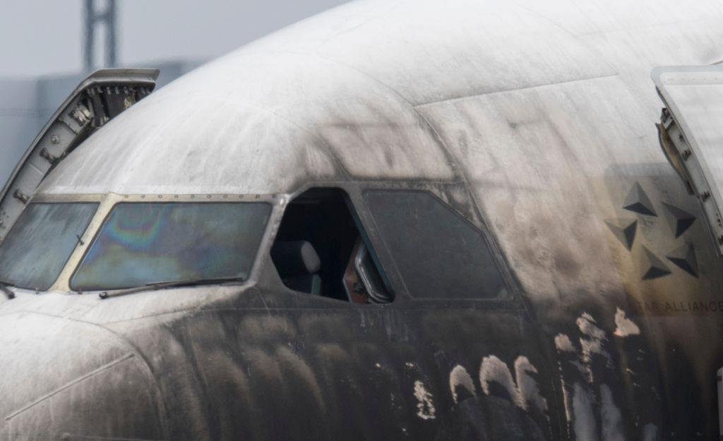 10 răniți, pe aeroportul din Frankfurt, după un incendiu puternic