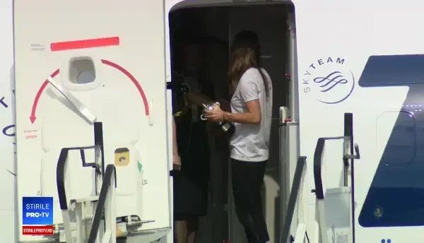 Mesajul Simonei Halep, la sosirea în țară. Acest trofeu este şi al meu, şi al României