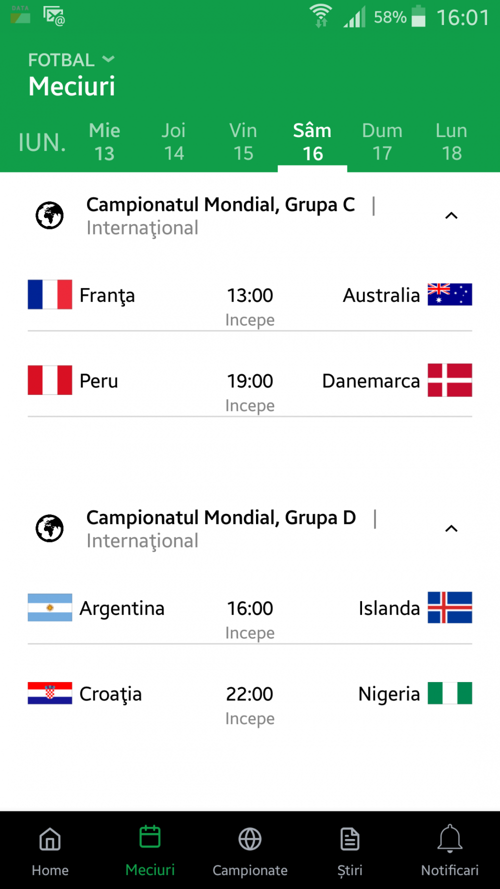 Sport.ro a lansat o nouă aplicaţie. Secţiune dedicată Cupei Mondiale, video la super calitate, secţiune de livescores