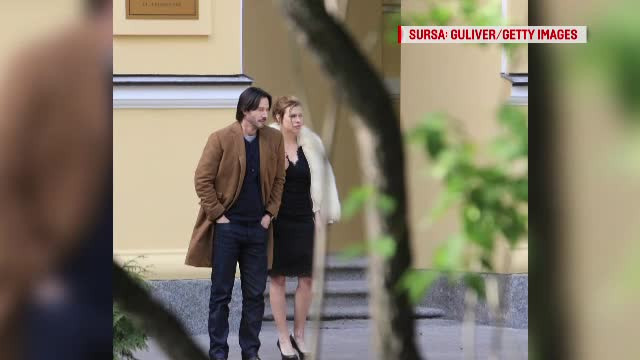 Actrița Ana Ularu, pe platourile de filmare de la Hollywood, alături de Keanu Reeves