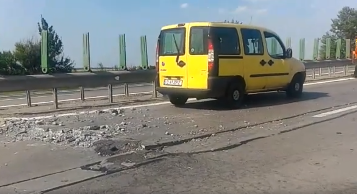 CNAIR face o anchetă disciplinară, din cauza unor avarii pe autostrada A2