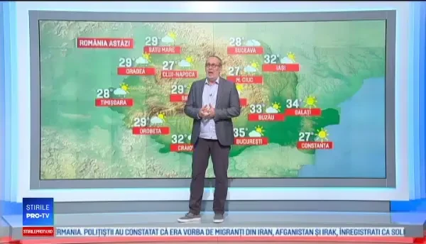 Cod galben de furtuni în 30 de județe din țară, cu ploi abundente și descărcări electrice