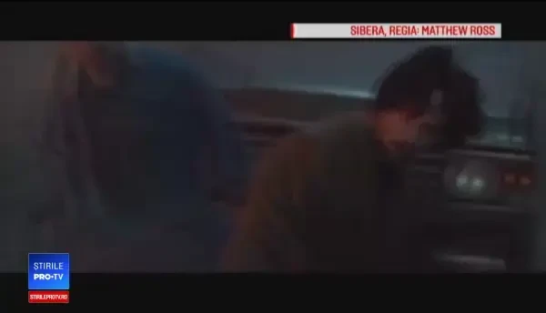 Actrița Ana Ularu, pe platourile de filmare de la Hollywood, alături de Keanu Reeves