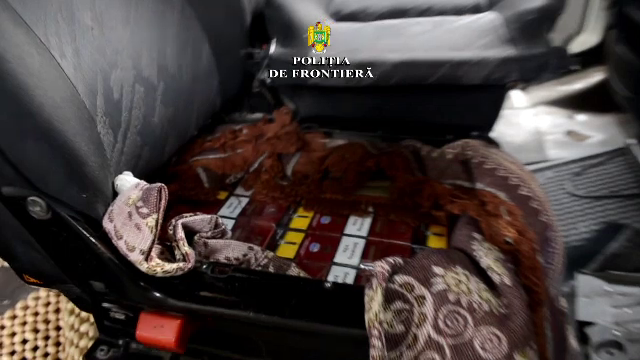 Doi soţi arestaţi pentru contrabandă cu țigări. Unde au ascuns pachetele de tutun
